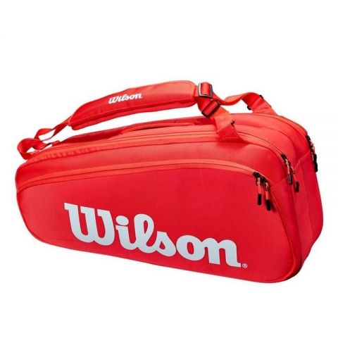 WR8010701001 - Сумка тенісна SUPER TOUR 6 PK red