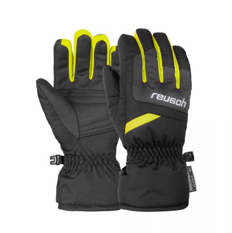 6061206-7686-4.5 - Рукавиці підліткові BENNET R-TEX&reg; XT Junior black/black melange/safety yellow