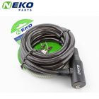 NK-505-12 - Замок на ключ NK-505-12 спіраль 12х1800мм