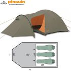 PNG 136 - Намет кемпінговий HORIZON 3 green