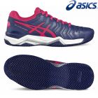 c-E754Y-4920#6.5 - Кросівки тенісні жіночі GEL-CHALLENGER 11 CLAY BLU/PNK/GRY W