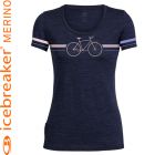 103 250 401 XS - Футболка жіноча Wmns TechLite SS Scp Fixie Fathom Heather