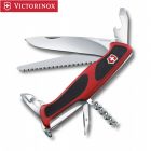 0.9563.C - Ніж Delemont RangerGrip 55 130 мм (12 предметів) червоно-чорний