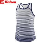 WRA769803LG - Майка дівчача jr Team Striped Tank Dark Blue/Wh