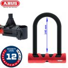 81689-5 - Велозамок U-подібний ULTIMATE 420/150 HB140 USH Red