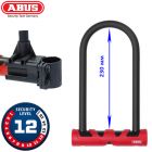 39631-1 - Велозамок U-подібний 420/170HB230 Ultimate USH Red