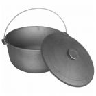 0710 - Казан чавунний 10л з кришкою, дужкою 