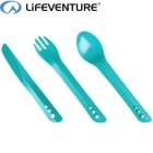 75015 - Виделка, ложка, ніж Ellipse Cutlery teal