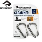 ATD0140-00122101 - Набір карабінів Accessory Carabiner Large Titanium 2pcs