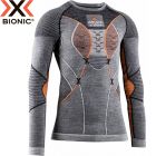 AP-WT06W19M-B080#XL - Термофутболка APANI 4.0 Merino Shirt Round Neck LS Men black/grey/orange