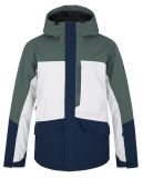 10025222HHX.01#S - Куртка лижна GAROW dark forest/dress blues