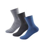 SC593063A-273A#41-46 - Шкарпетки  DAILY MERINO MEDIUM Socks 3PK indigo mix