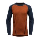 GO237223A-130A#12 - Термобілизна (верх) DUO ACTIVE MERINO Junior Shirt flame