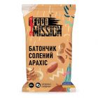 4820260630641 - Батончик СОЛЕНИЙ АРАХІС (Food Mission) 40г