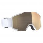 277836.7414.245 - Маска лижна SHIELD LS mineral white / Лінза: AMP LS bronze chrome S1-3