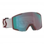 278584.7067.351 - Маска лижна SHIELD + EXTRA LENS team red/white / Лінза: Enhancer aqua chrome