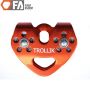 FA1409 - Блок з двома роликами TROLLIK помаранчевий