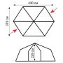 TRT-087 - Тент-намет Tramp MOSQUITO LUX (v2)