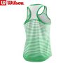 WRA769802MD - Майка дівчача jr Team Striped Tank Green/Wh  SS18