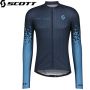 280321.6851.006 - Велофутболка SCOTT RC TEAM 10 L/SL midnight blue/atlantic blue