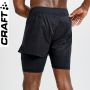 1910407-999000-XL - Шорти бігові CTM DISTANCE 2IN1 SHORTS M black