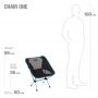 10001R1 - Крісло розкладне CHAIR ONE R1 black/o.blue