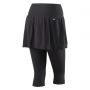 WRA808401#XS - Капрі-спідниця SEAMLESS Capri Skort Wmn black