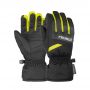 6061206-7686-4.5 - Рукавиці підліткові BENNET R-TEX&reg; XT Junior black/black melange/safety yellow