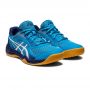 c-1074A039-402#K12H - Кросівки для бадмінтону UPCOURT 5 GS K island blue/white