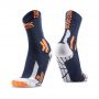 XS-TS13S19U-A046#39-41 - Шкарпетки Trek Outdoor midnight blue/kurkuma orange