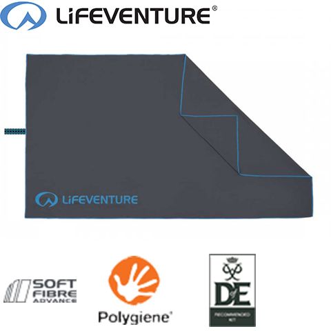 63455 - Рушник Soft Fibre Lite Travel Towel grey Giant (150х90 см)
