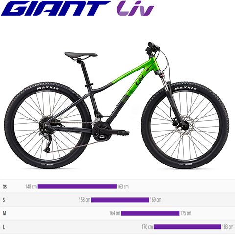 2001119116 - Велосипед Liv TEMPT 3 GE metallic green рама L, колеса 27.5"